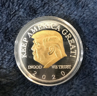 TRUMP** 2020~SILVER/GOLD Plated~Coins~45th President **KEEP