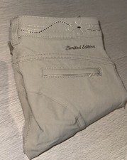Animo Women Beige Knee Patch L Grip Breeches ...