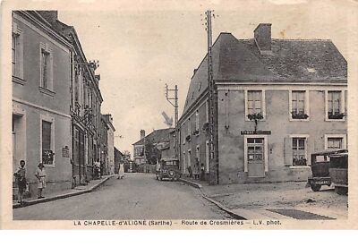 72. Nr. 55268.Die Kapelle von Aligné.Route de Crosmières