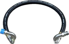 Paccar 54" Kenworth Airglide Air Spring Brake Hose Line 1"-12 NPT Fittings AG400