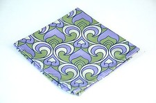 Lord R Colton Masterworks Pocket Square - Lake Lacar Olive Silk - 75 Retail New