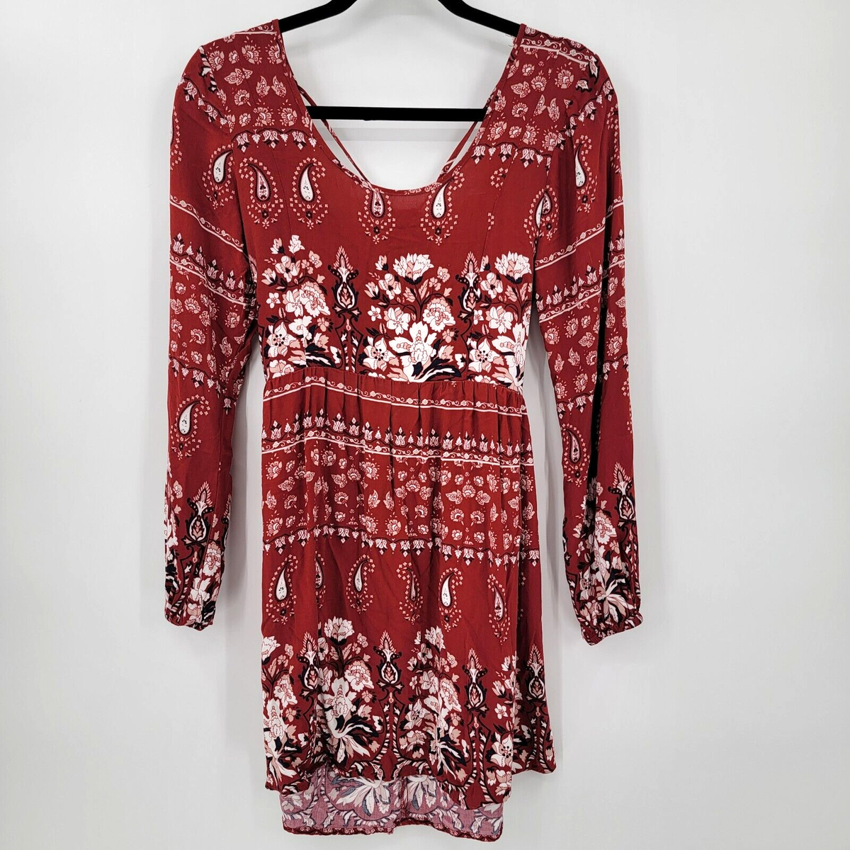band of gypsies red floral dress Band of gypsies red floral summer sun dress