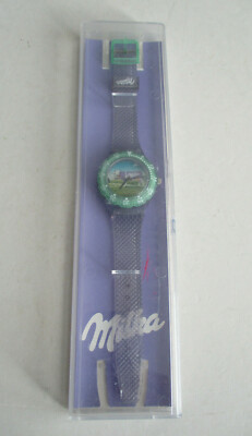 Milka Uhr Armbanduhr in Box siehe Fotos