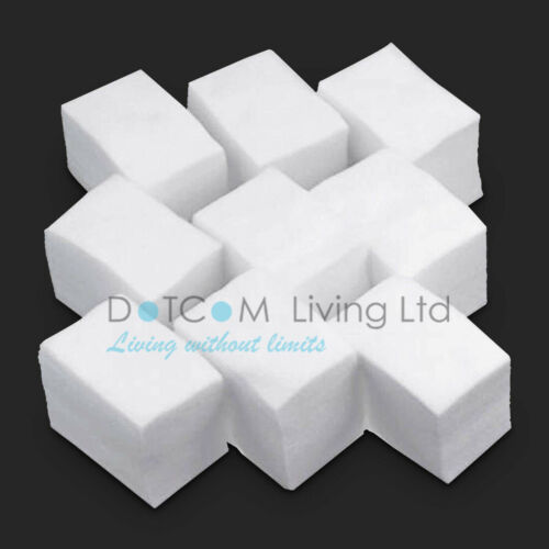 Lint Free Nail Art Wipes Paper Pad Tips Glue Polish Remover Clean mobile 900Pcs - Picture 4 of 9