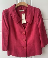 Kaliko Pure Linen Jacket Size 14 Bnwt