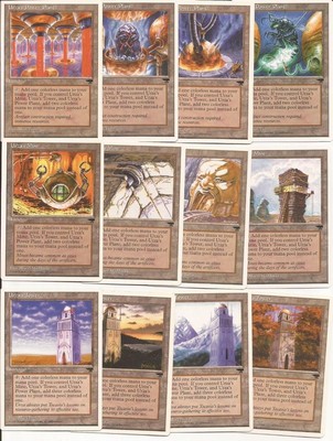 MTG Set of CHRONICLES - 42 Uncommons with Urza's Mine, Power Plant & Tower x4 