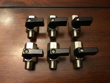 Carpet Cleaning 1/4" Ball Shut-Off Valves (Set of 6) Carpet Cleaning Ball Valve!