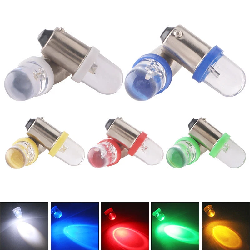 10Pcs/Set BA9S Socket LED Lights Truck Car Instrument Dash Panel Bulbs Universal - Image 2 of 4