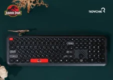 Universal Jurassic Park Multi-Pairing Wireless Keyboard_ Royche Genuine Keyboard