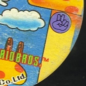 Mario Sky Stage Menko Super Mario Bros Famicom Card Nintendo 1985 NES Japanese