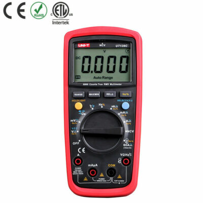 . UT139C Echtes RMS LCD Digital Auto Range Multimeter AC / DC-Testmessgerät