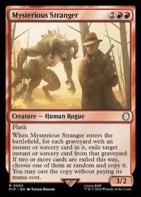 Mysterious Stranger - 63 - NM - Universes Beyond: Fallout - MTG