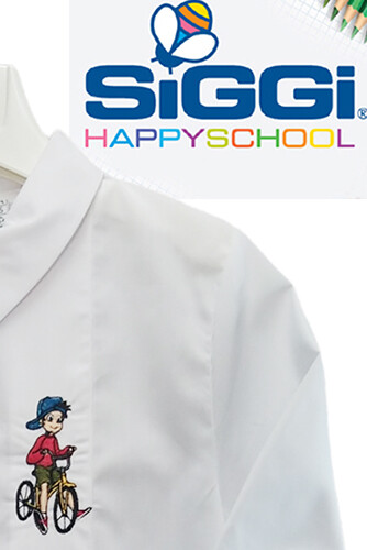 Apron School Child White Kindergarten Upwards Elementary Siggi Various Models - Picture 16 of 30