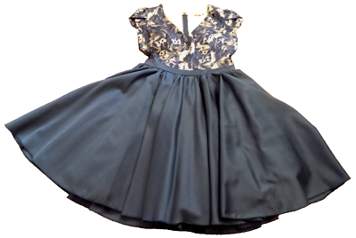 chi chi london skater dress Chi Chi London Skater Midi Dress With Keyhole Back Detail in Blue