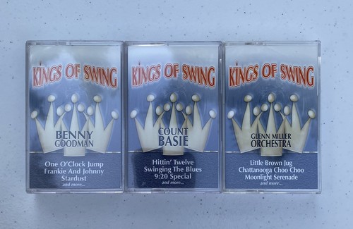 Kings Of Swing 3 Cassette Set 30 Songs Benny Goodman Count Basie Glenn Miller Or - Picture 5 of 5