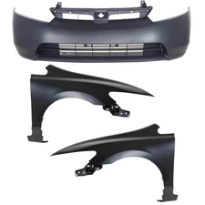 Front Bumper Kit Includes Front LH and RH Fender For 2006-2008 Honda Civic CAPA