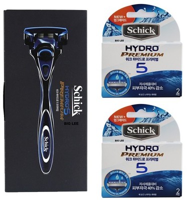 Schick Hydro5 Premium Blade Shaving Razor 1 Handle + Refill 5 Cartridges