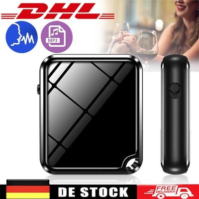 Digital Mini Diktiergerät Tragbar Aufnahmegerät MP3 Player Audio Recorder 16GB