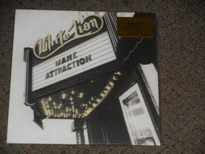 WHITE LION mane attraction SILVER VINYL LP NEW audiophile 180 gram #/1,500 MOV