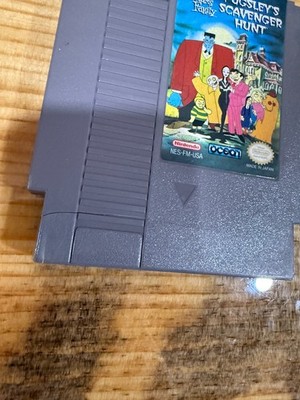 NES Pugsley's Scavenger Hunt Cart, Manual, Poster (No Box)