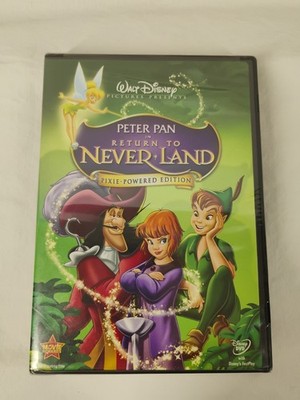 Peter Pan: Return to Never Land DVD 2002 Pixie-Powered Edition Disney New Sealed
