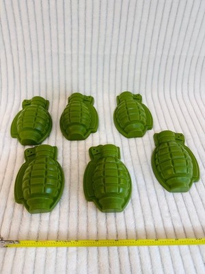Grenade Ice Mold Life Size 3D Hand Grenade Set of 3
