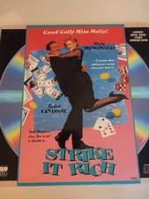 Strike It Rich 1990 Laserdisc RARE NOT A DVD