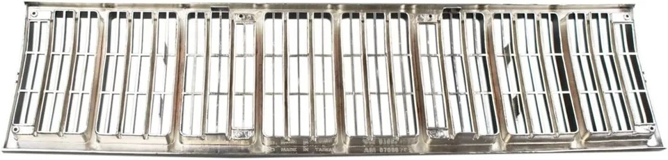 For 1988-1990 New Front Chrome & Black Grille Jeep Cherokee Comanche CH1200125 Foto 3 de 4