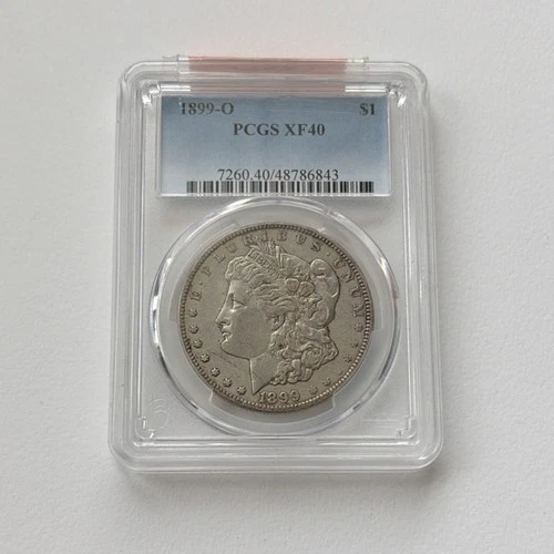 1899-O Morgan Dollar PCGS XF40 Circulated Business Strike Silver $1 Coin 0.900
