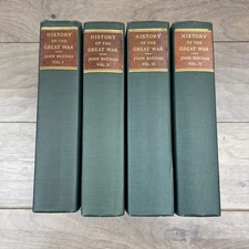 A History of the Great War John Buchan 4 Volume Set 1923 Houghton Mifflin