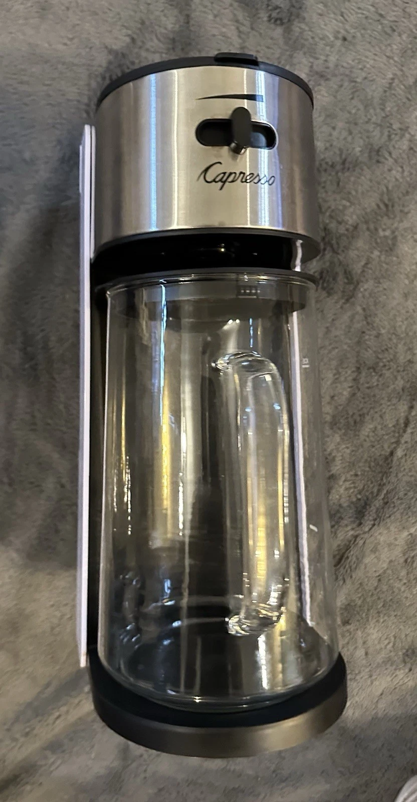 Capresso 624.02 Iced Tea Maker 725W White Stainless Steel w/ Carafe & Filter