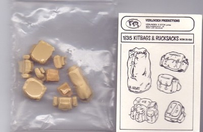 Verlinden 35-010 - Kitbags and Rucksacks