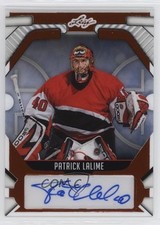 2025 Leaf Metal Legends PETG Orange Prismatic 5/8 Patrick Lalime #BC-PL1 Auto