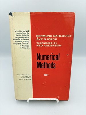 Numerical Methods By Dahlquist & Bjorck. (1974) Translated By Anderson HC DJ