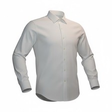 Brooks Brothers White Dress Shirt 15.5 33 Traditional Fit Non Iron Cotton