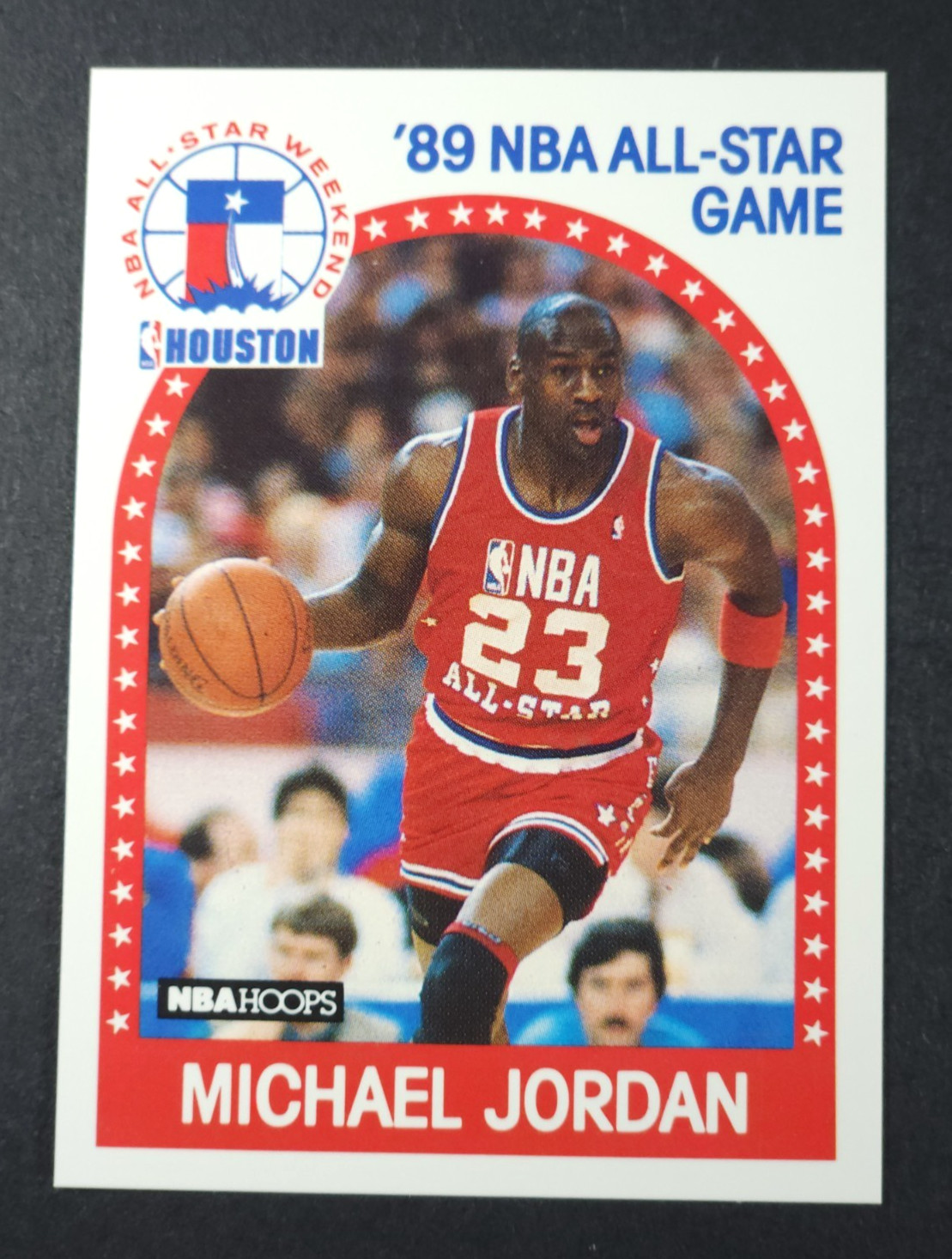 1989-90 NBA HOOPS #21 MICHAEL JORDAN *J11* CHICAGO BULLS *NRMT/MINT* 1ST EDITION