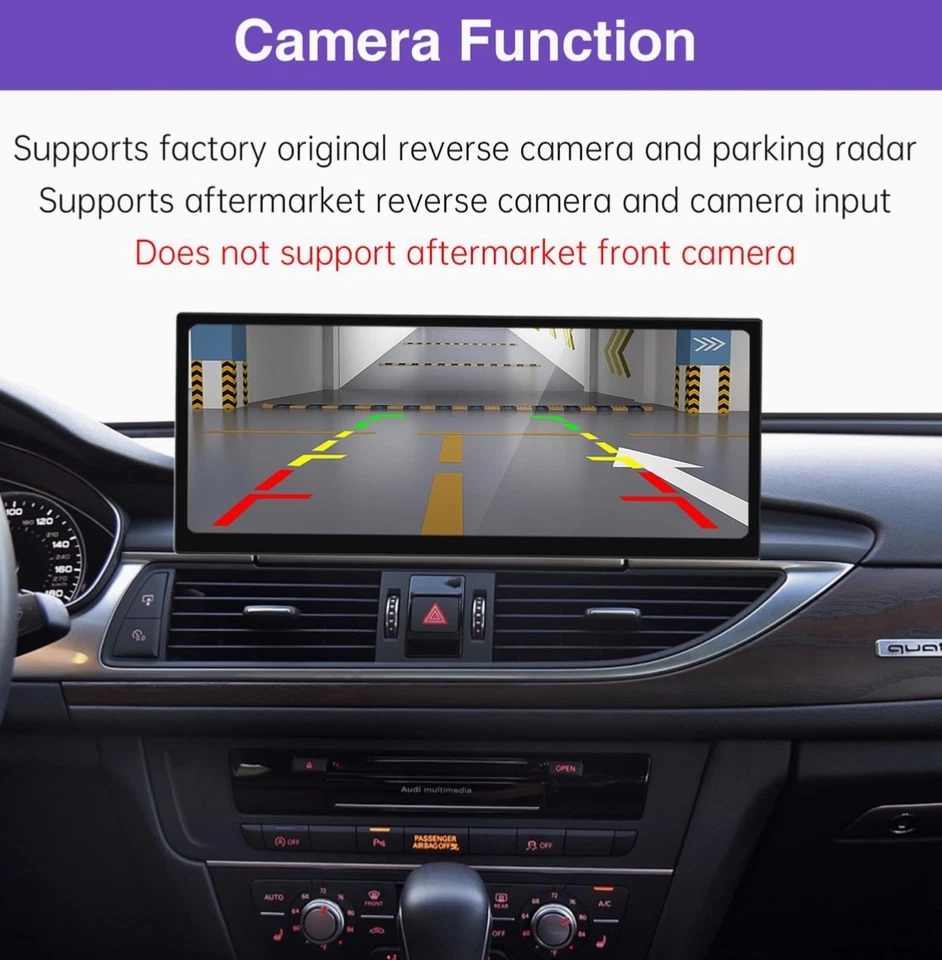 2025 Upgraded 12.3" Ultra-Narrow Touchscreen Wireless CarPlay Android Auto Recei - Image 3 of 4
