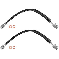 Front Sunsong Brake Hydraulic Hose Set – Fits Dodge D100 1986-1988 – Set Of 2 Hoses