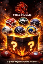 Mystery Autographed NFL/College Mini Helmet Possible Full Size Hit Hits below