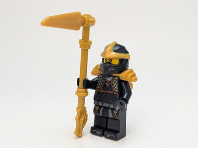 Lego minifigure Ninjago COLE ZX - Legacy Update Ninja Character
