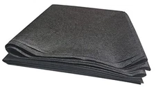 3 yds. X 63 ins. Upholstery Dust Cover Fabric Replacement, Non-Woven Black 