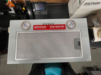 CDA CCA52SI Under Canopy Cooker Hood 50cm -3 Speed Silver- GRADED ITEM