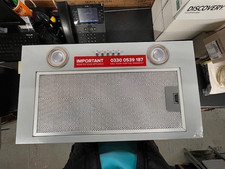 CDA CCA52SI Under Canopy Cooker Hood 50cm -3 Speed Silver- GRADED ITEM