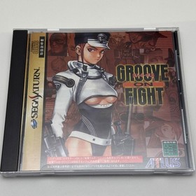 Rare Performance Good Sega Saturn Groove On Fight Great Blood Temple Clan 3 Exte