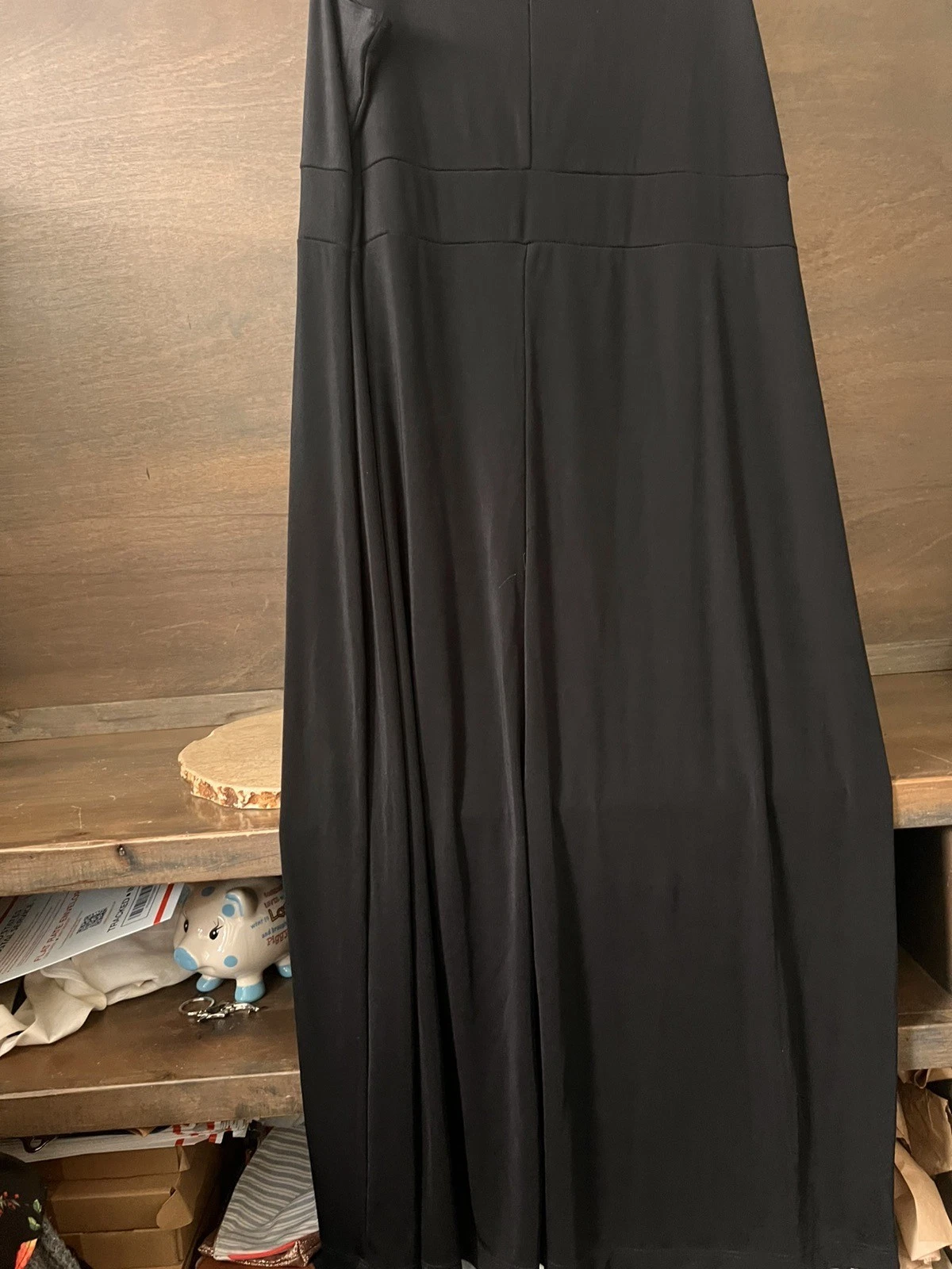 VETEMENTS Abito donna Coldwa Creek senza maniche NERO ANTIRUGHE TAGLIA 1X MAGLIA LIQUIDA