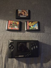 Sega Nomad Handheld Game Console With Charger, Battery Pack, 3 Games- TESTED!!!!