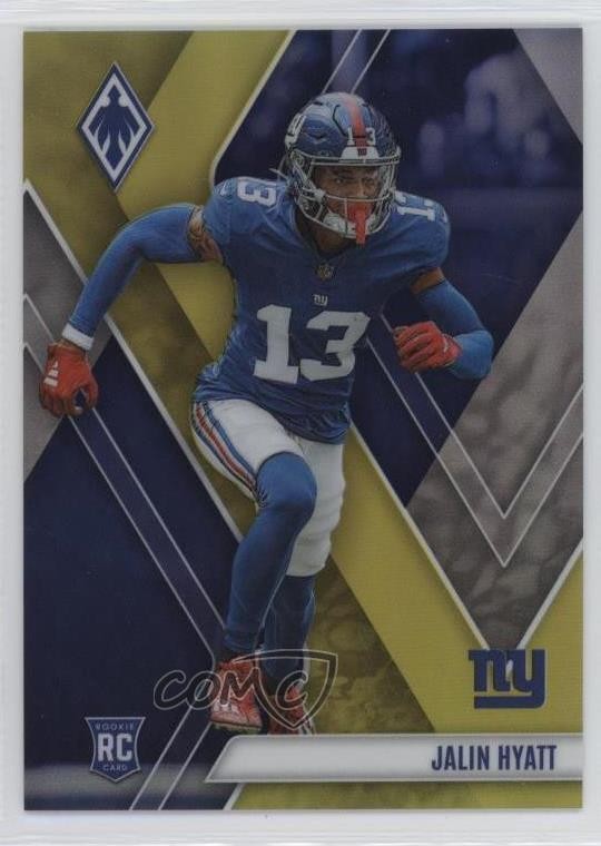 2023 Panini Phoenix Rookies Yellow 28/75 Jalin Hyatt #136 0c6