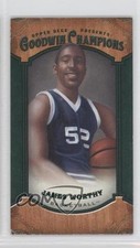 2014 Upper Deck Goodwin Champions Mini Green Lady Luck Back James Worthy HOF 1x8