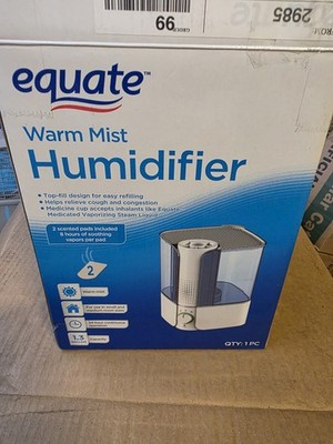   Equate EQ3111-UL Warm Visible Mist Humidifier, Filter Free, Top Fill, 1.3 Gal