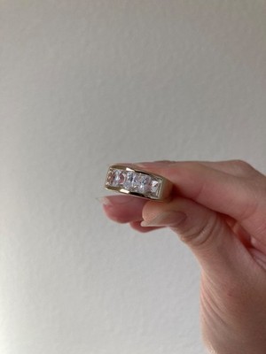 Child of Wild The Gaudy Ring Gold statement cocktail Unisex ring crystal Ring